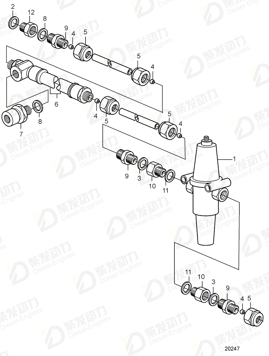 VOLVO Safety valve 1591738 Drawing